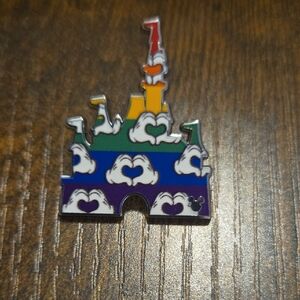 Disney Rainbow Castle Hidden Mickey Wave B Pin